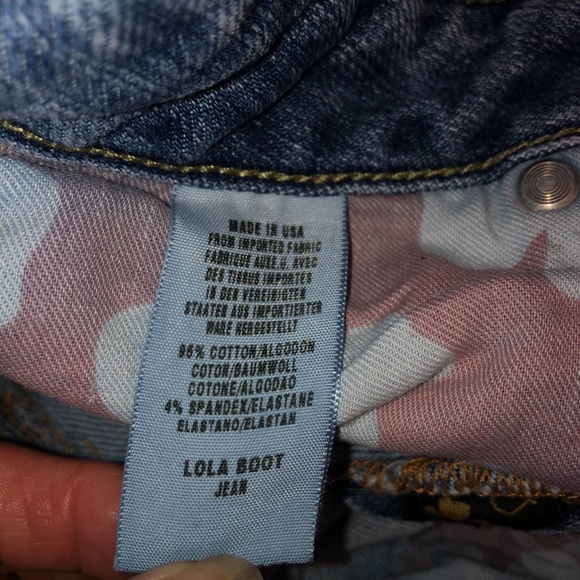 Lucky Brand by Gene Montesano Lola Boot Jeans 4/27 - Picture 6 of 6